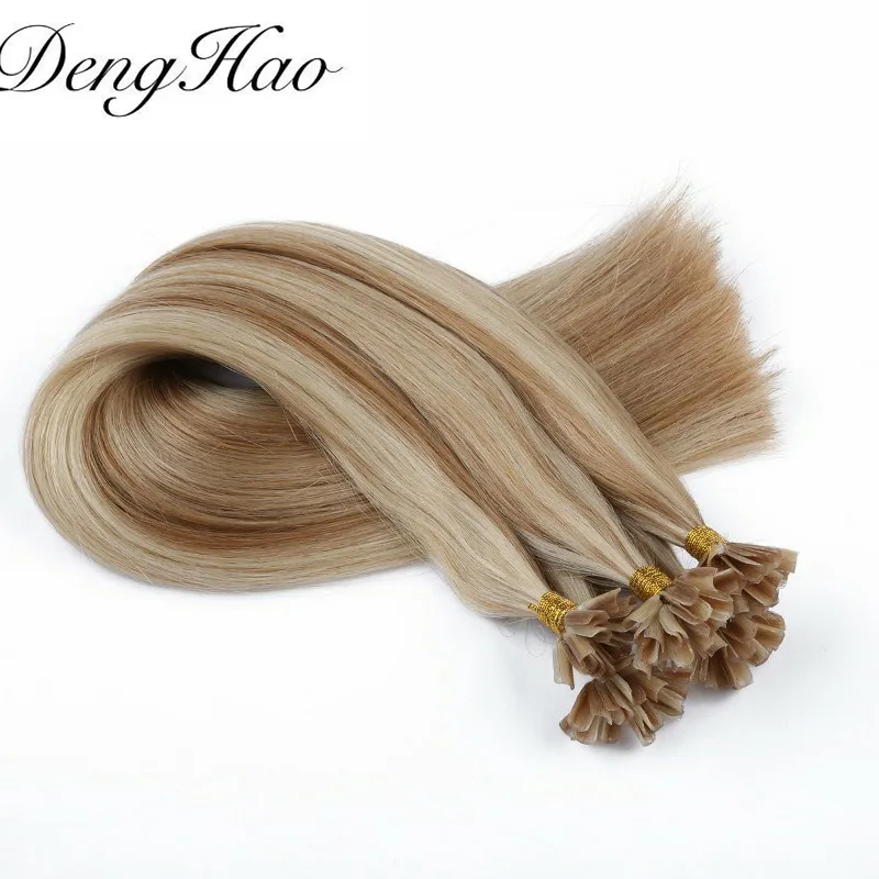 Denghao Best Price 100% Indian Remy Hair Natural Straight U Tip Hair