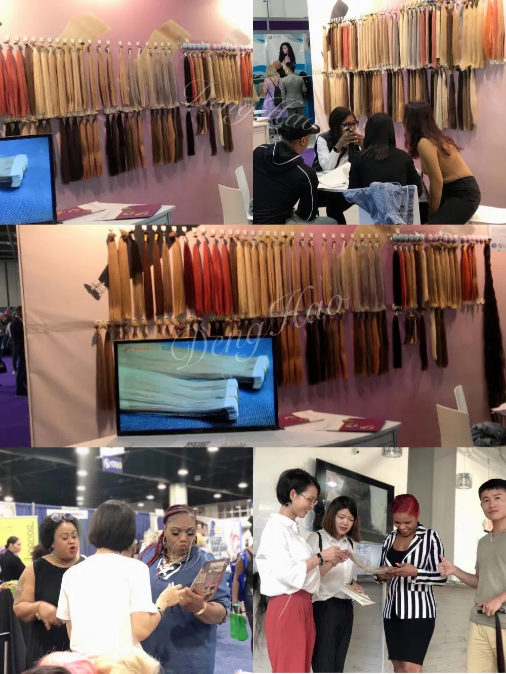 Denghao Factory Double Drawn 100% Human Micro Ring Hair