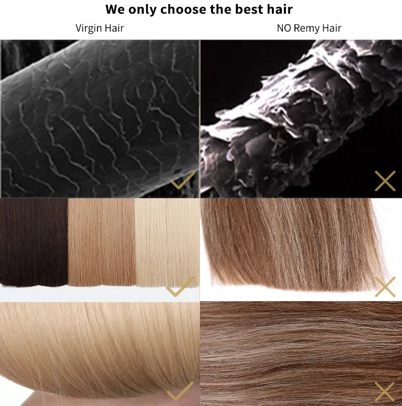 Denghao Weft Hair Extensions Human Hair Weft Hair Extensions