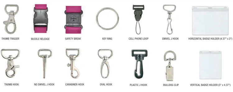 Eco-Friendly Dye Sublimated Nylon Strap Lanyard with Release Buckle