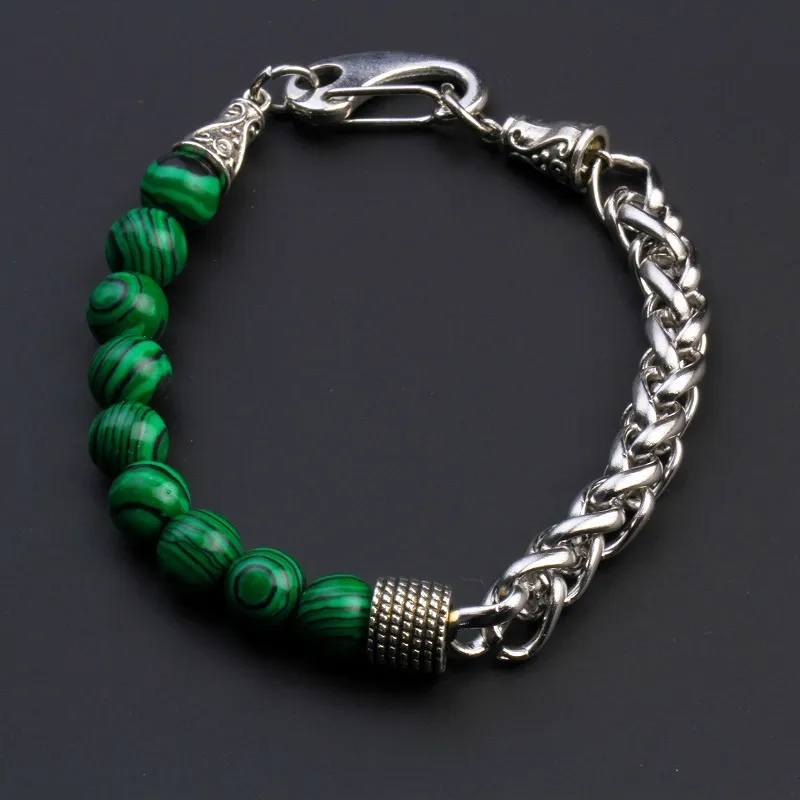 Fashion Craft Accessorise Promotion Gifts Stainless Steel Jewellery Beaded Bracelet