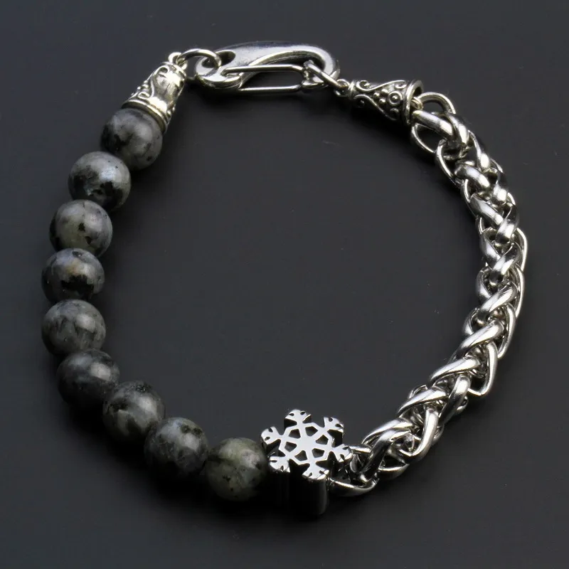 Fashion Craft Accessorise Promotion Gifts Stainless Steel Jewellery Beaded Bracelet