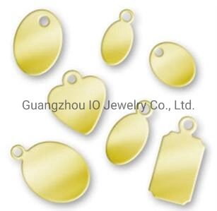 Fashion Jewelry 316 Stainless Steel Plain Custom Logo Tag