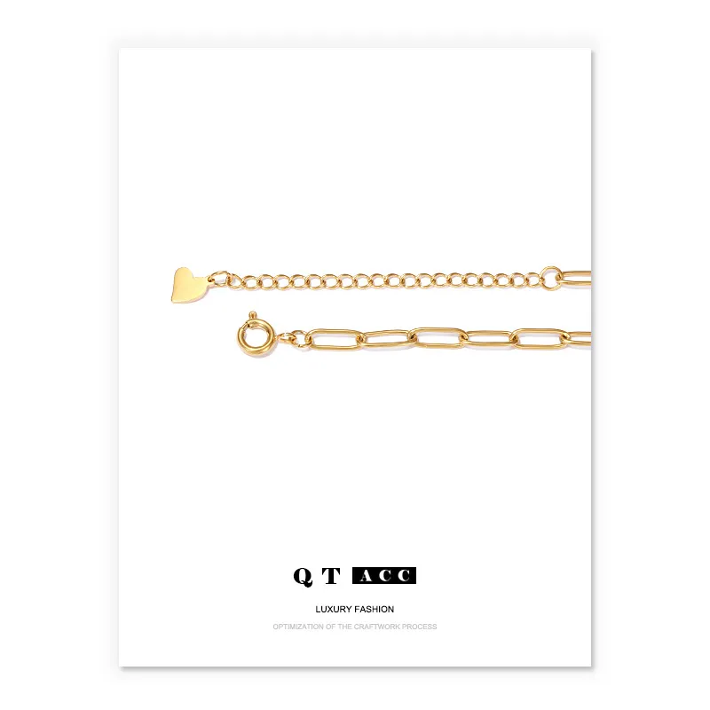 Fashion Simple Lucky Luck Letters Hundred Match Bracelet Jewelry