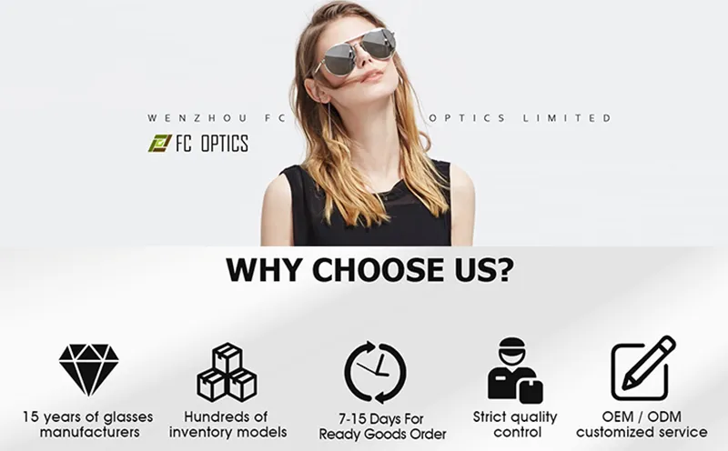 Fashion Sunglasses for Unisex with Eco Friendly Acetate Hand-Made Cr39