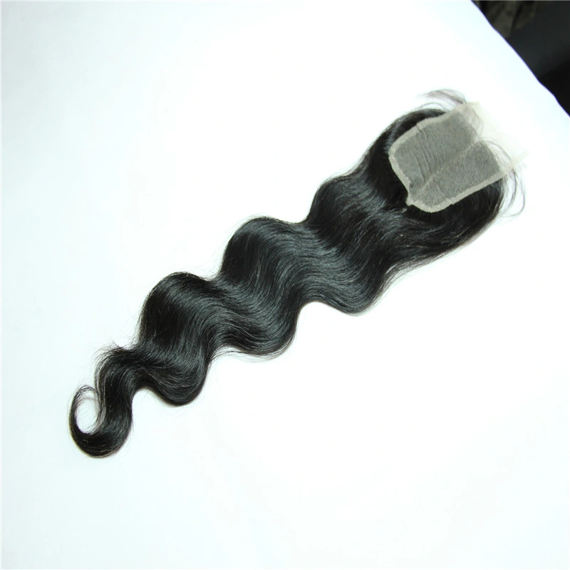Free Parted Deep Wavehair Bleached Knots Lace Closure