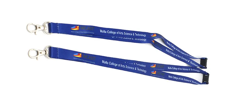 Full Color Printed Heat Transfer ID Custom Printed Lanyards for ID Badge Holder