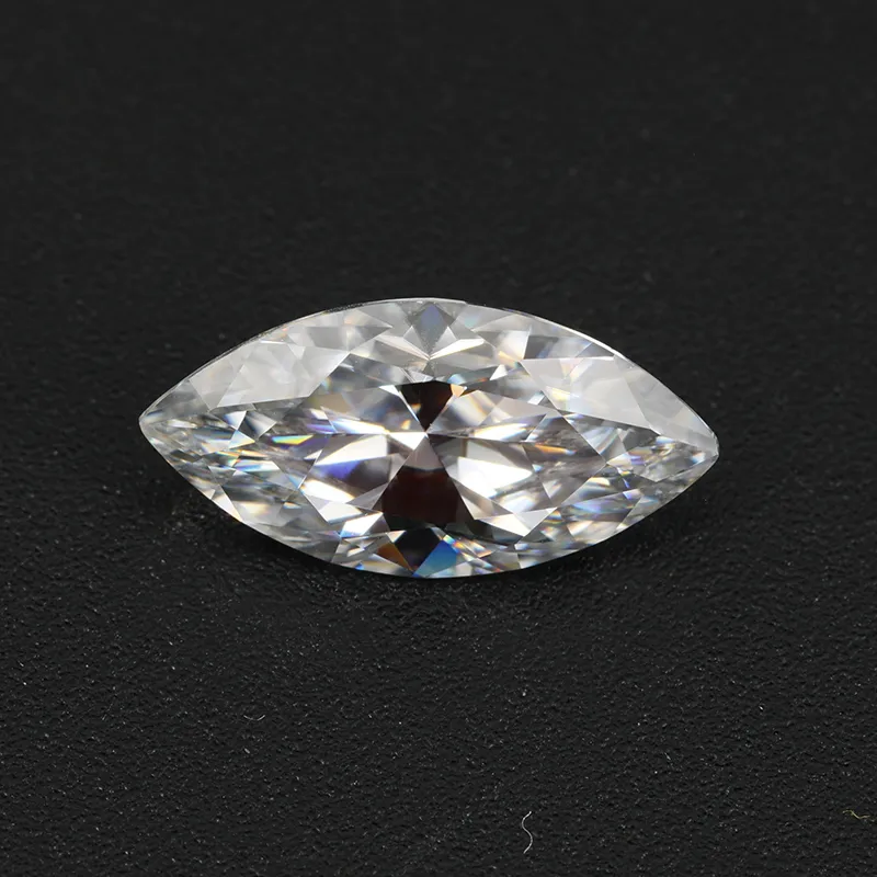 Gh Color 5X10mm Marquise Cut Moissanite for Wedding Ring Making