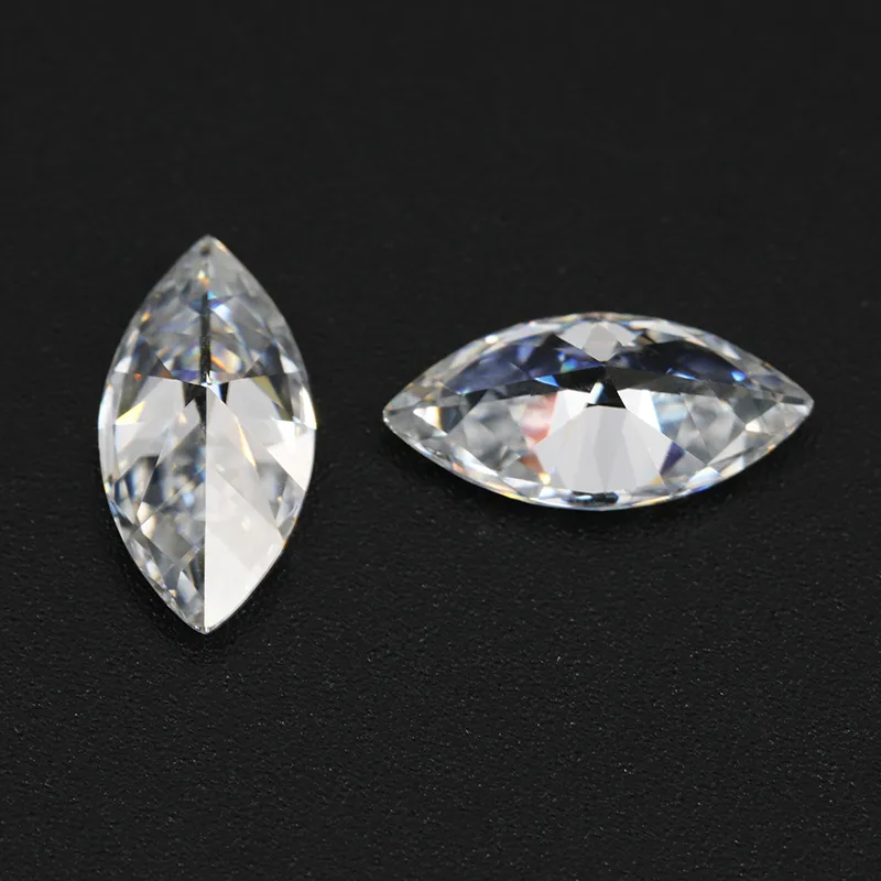 Gh Color 5X10mm Marquise Cut Moissanite for Wedding Ring Making