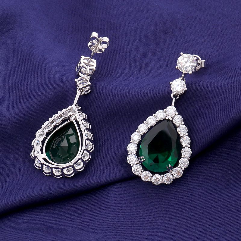 Gold Jewelry 14K White Gold Hoop Earring Latest Style Earrings