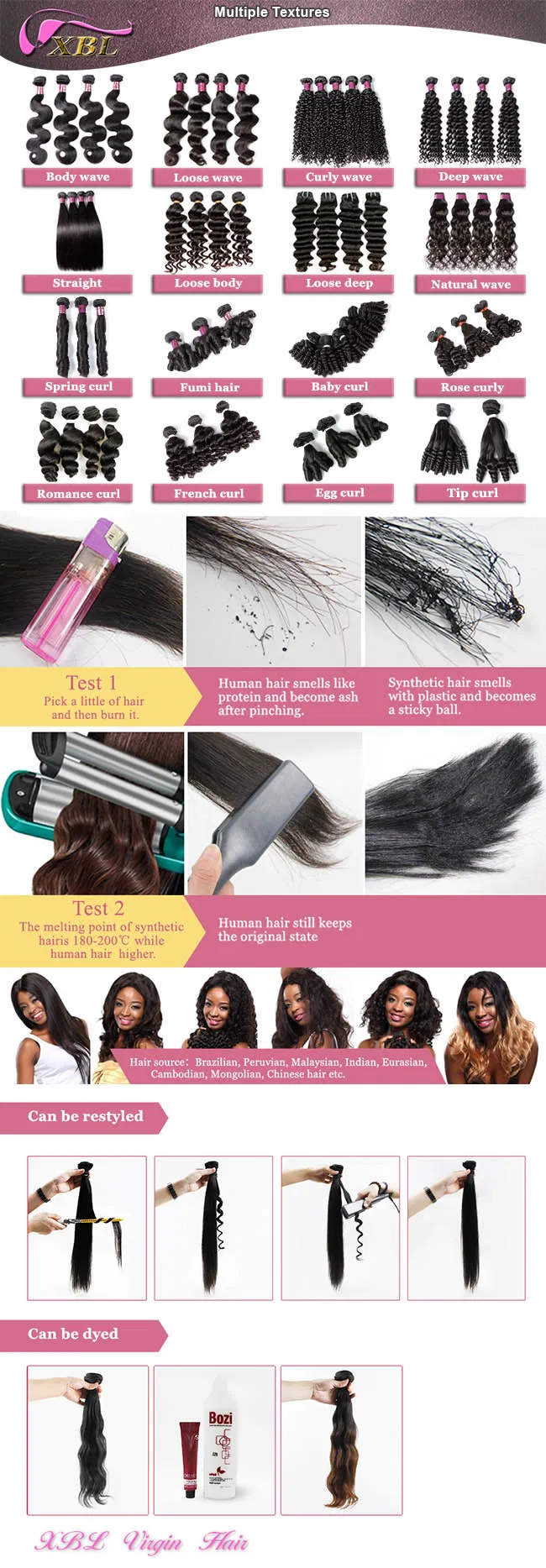 Grade 8A Loose Wavy Natural Color Wholesale Virgin Burmese Hair