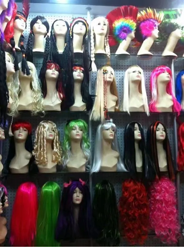 Heat-Resistant 100% Kanekalon Synthetic Hair Wigs