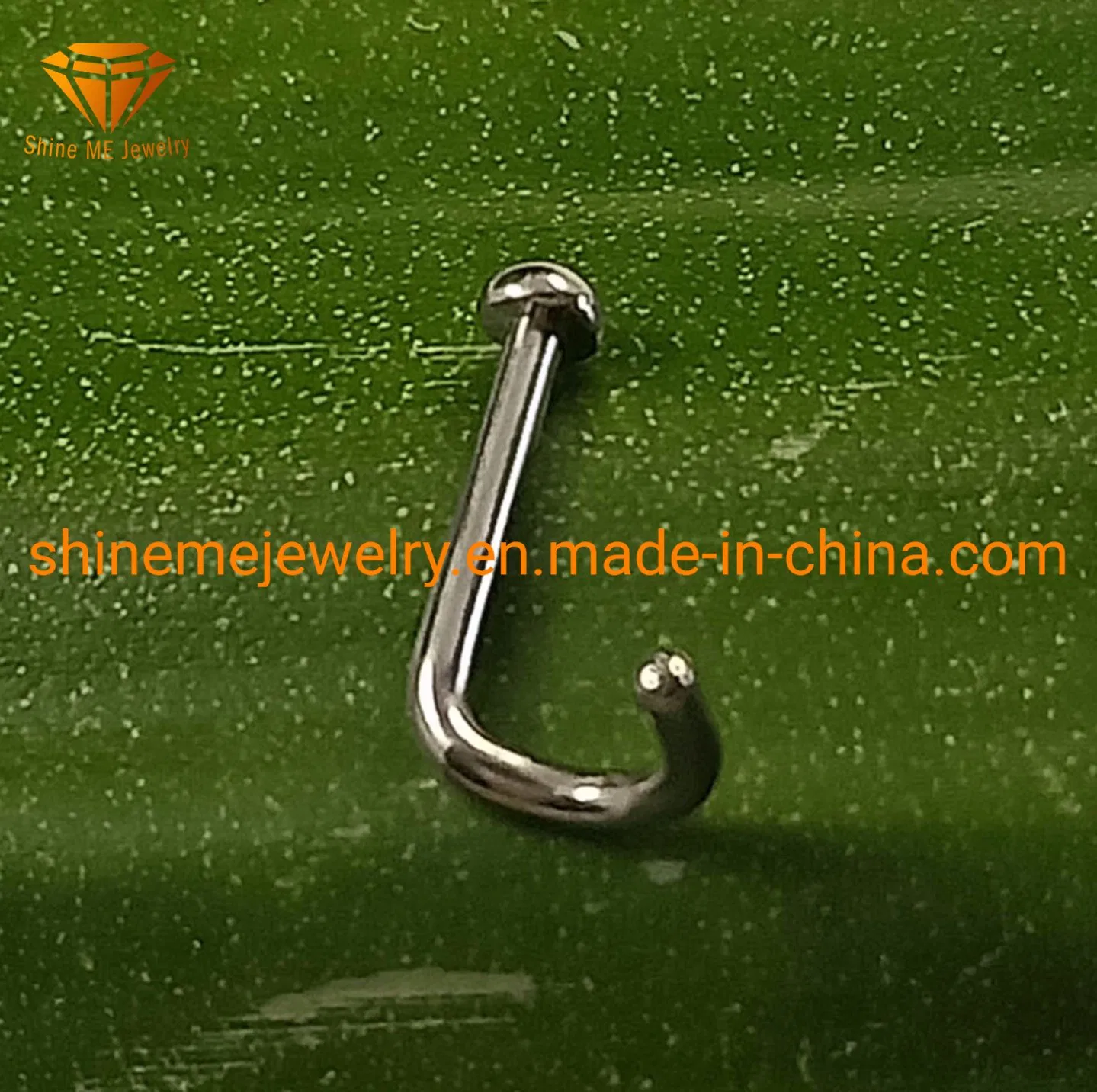 High Quality Titanium Piercing Stainless Steel Piercing G23 Titanium Nose Screw Titanium Jewelry Tp1974