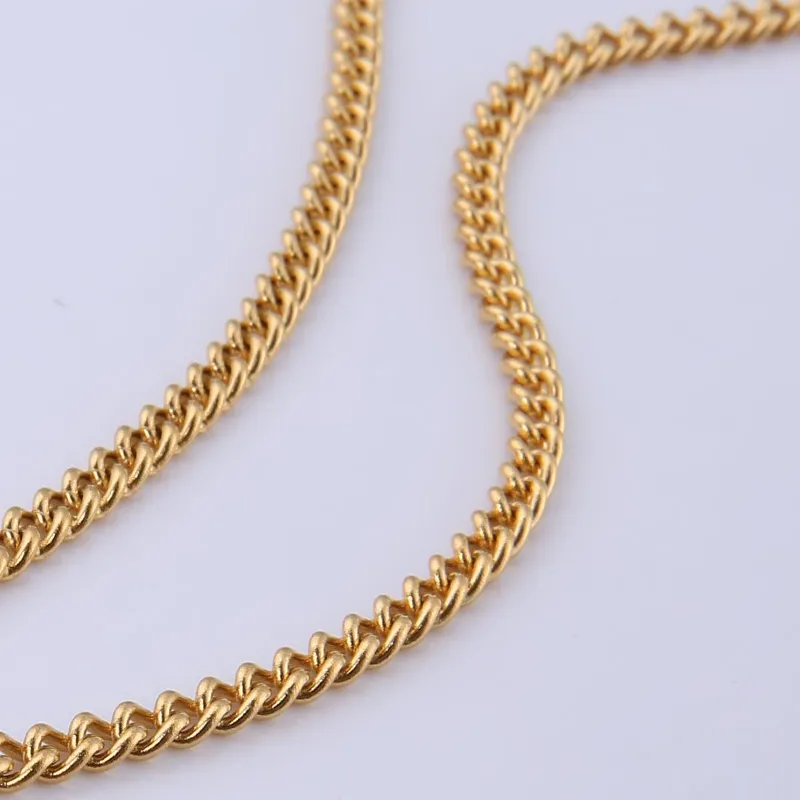 Hot Selling Stainless Steel Necklace Cuban Chain for Fashion Jewelry