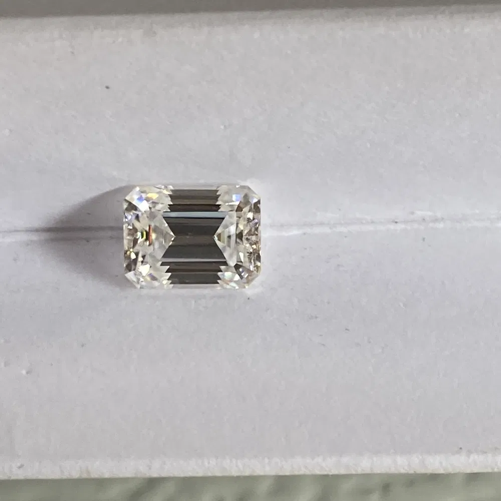 Hq Gems Gra Certificate 10X14mm Excellent Cut D Vvs1 6 Carat Octagon Loose Diamond Moissanite