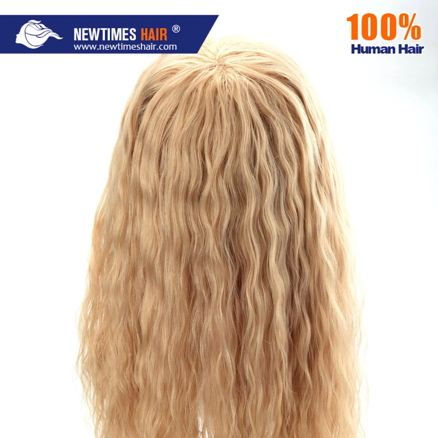 Human Hair Full Handtied Blonde Piece