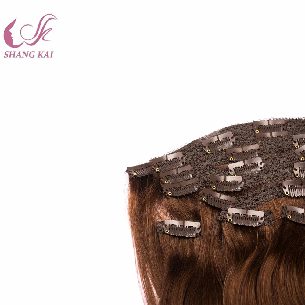 Human Remy Blond Lace Clip in Hair Russian Hair Extension