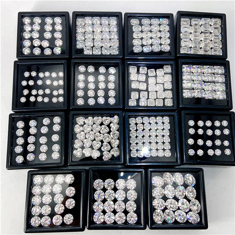 India Price Synthetic Moissanite Marquise Cut 5X10mm Def Fancy Cut Moissanite