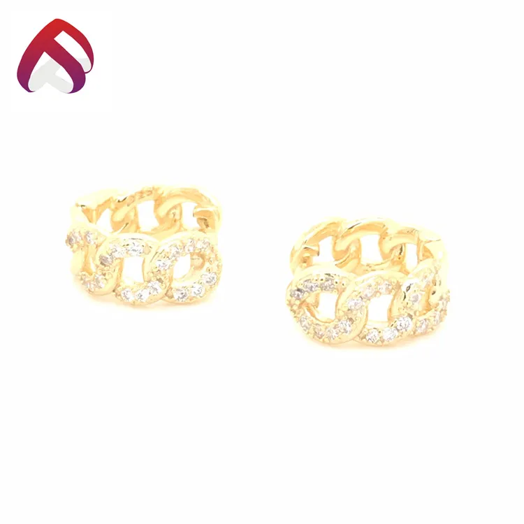 Interlocking Luxury Earrings S925 Female Fashion Personality Earrings French Bohemian Brand Jewelry