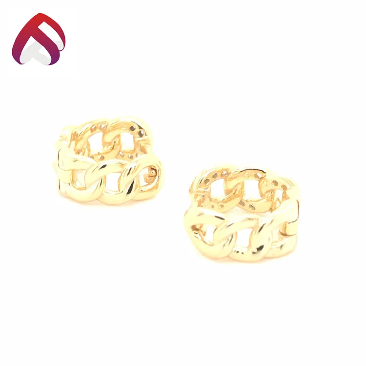 Interlocking Luxury Earrings S925 Female Fashion Personality Earrings French Bohemian Brand Jewelry