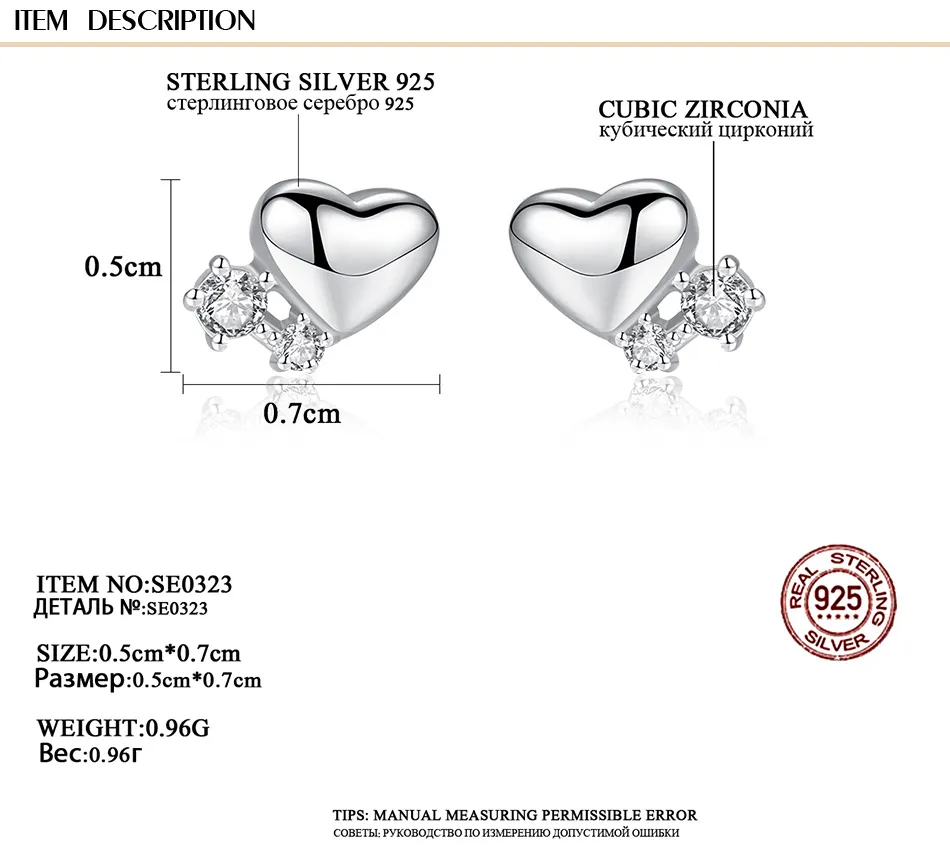 Jewelry Design 925 Silver Earrings Women Statement Earings Stud