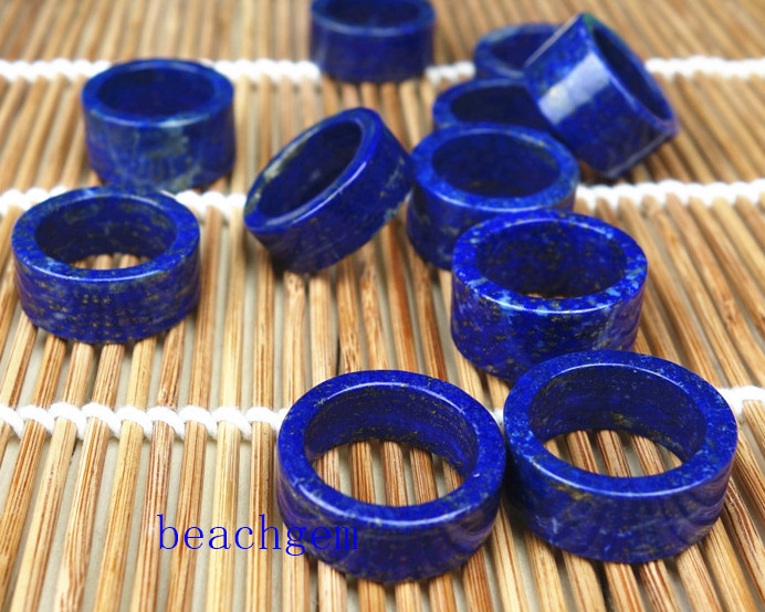 Jewelry Parts-Natural Lapis Rings