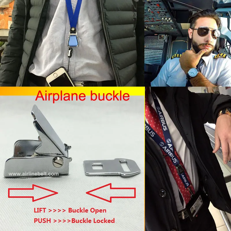 Keychain Airasia Airline Aircraft Airplane Buckle Lanyard Pilot Crew′s ID Card Holder Snap Clasp Clip Ring Key Sling Neck String Lanyards
