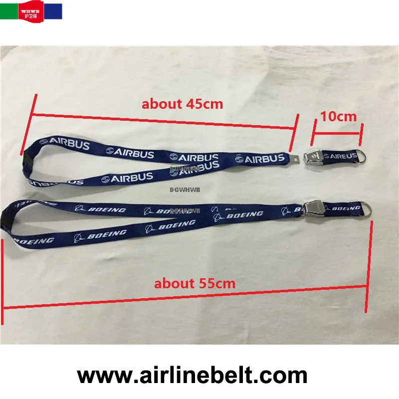 Keychain Airasia Airline Aircraft Airplane Buckle Lanyard Pilot Crew′s ID Card Holder Snap Clasp Clip Ring Key Sling Neck String Lanyards