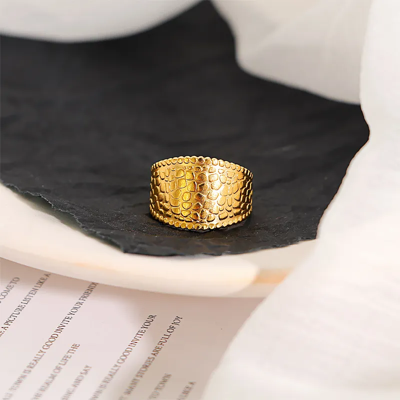 Korean Retro Roman Numeral Open Ring Female Ring