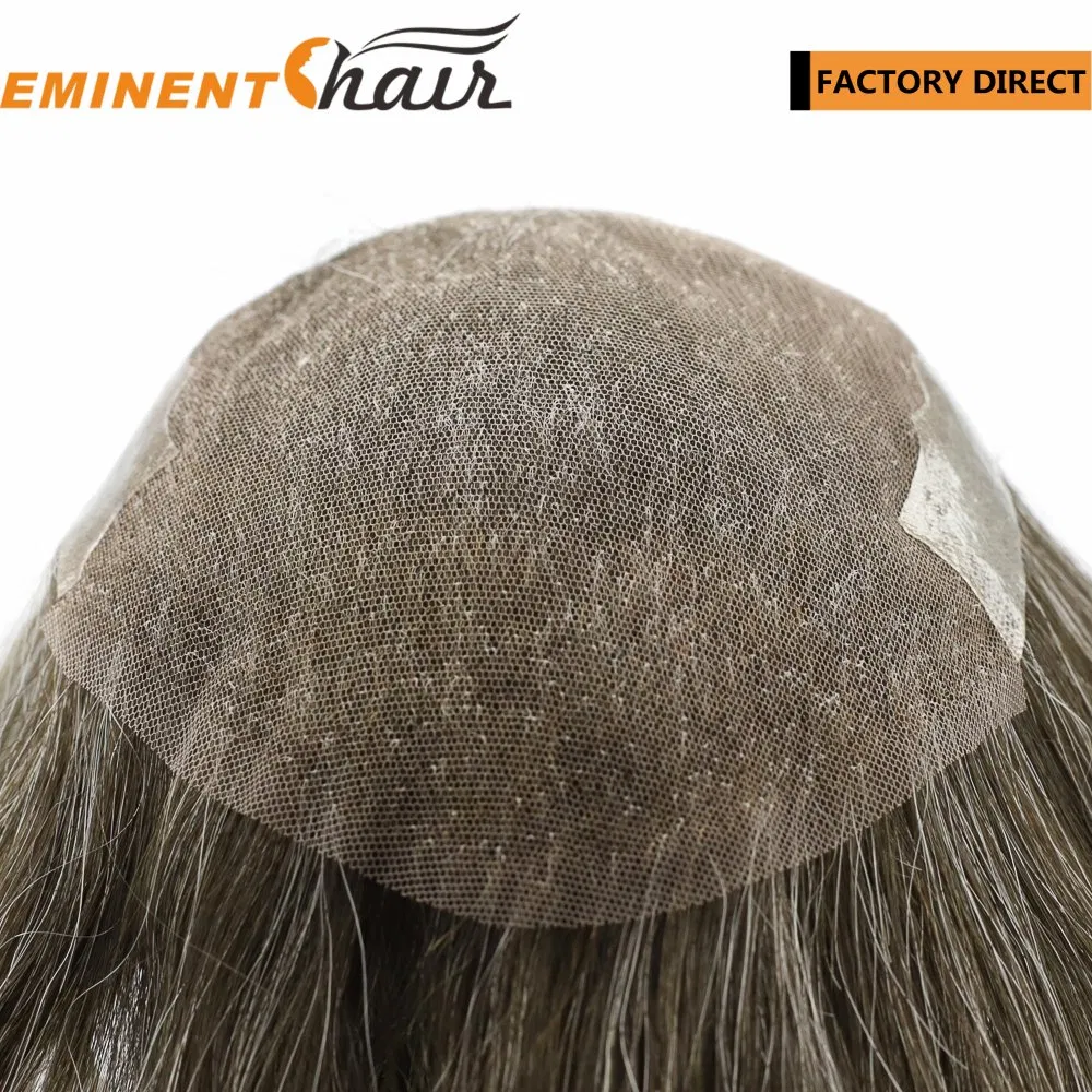 Lace Front Natural Hairline Human Hair Men's Toupee