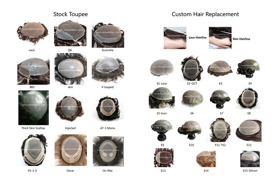 Lace Front Natural Hairline Human Hair Men′s Toupee