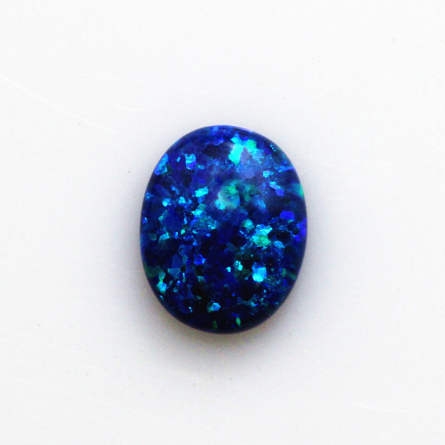 Man-Made Ethiopian Oval Shape Loose Opal Stone for Jewelry Making
