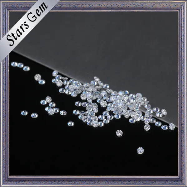 Melee Moissanite Round 1.50mm Synthetic Diamond for Platinum Rings