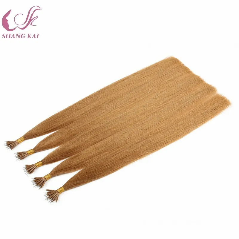 Micro Beads Nano Ring Hair Extensions 1gram/Piece Wholesale Cuticle Aligned Raw Virgin Hair Weave