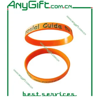 Mix Colored Silicon Wristband with Customized Logo