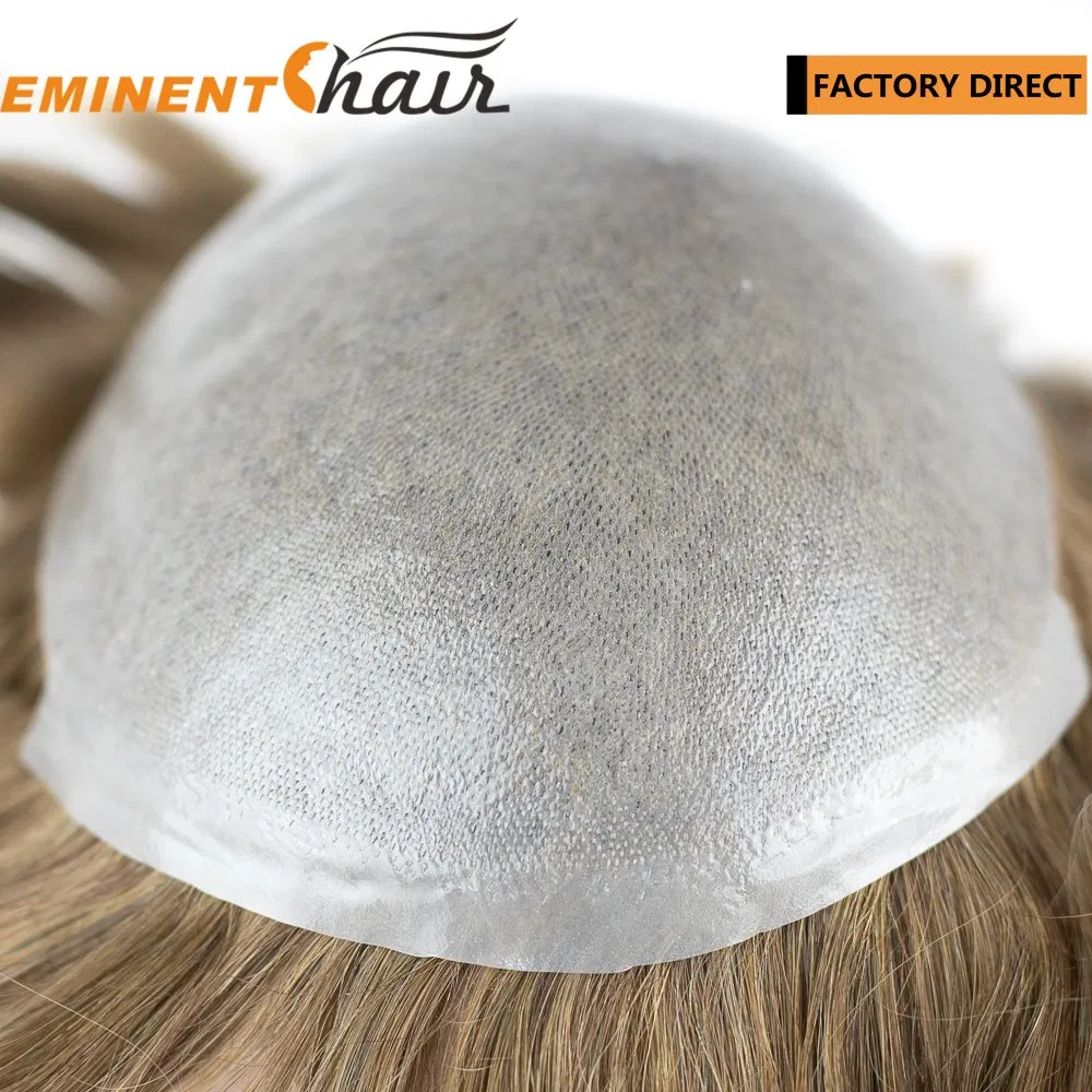Natural Hairline Virgin Hair Men's Skin Toupee