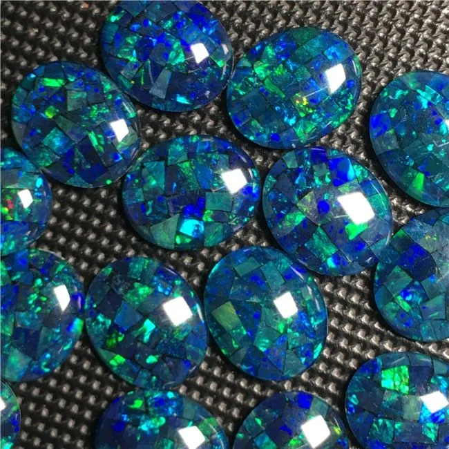 Natural Opal Mosica Stone for Jewelry Setting