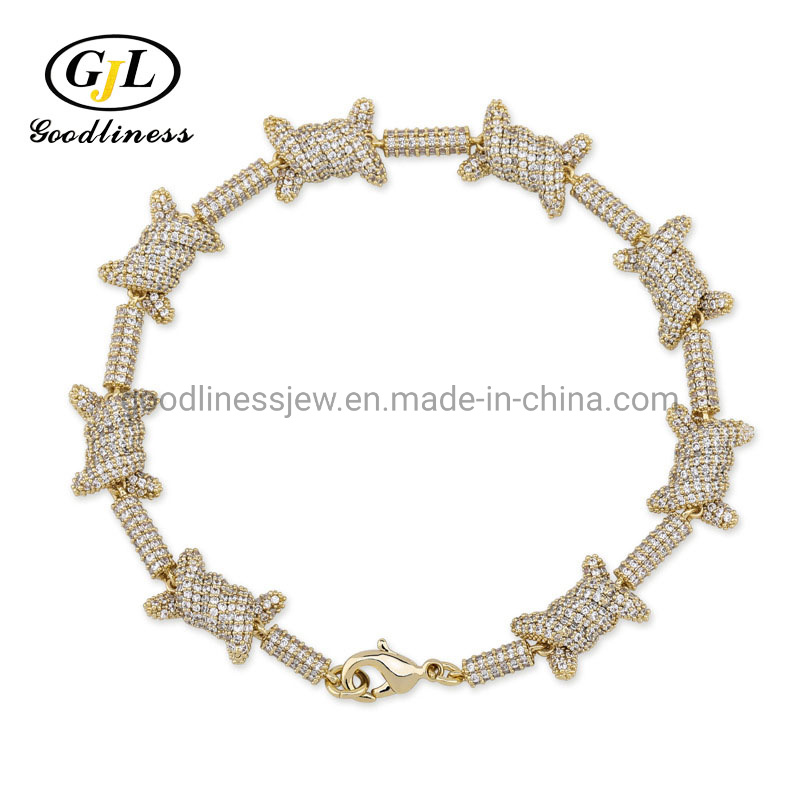 New Arrival Mens Bracelets Iced out Cuban Chain with Full Diamond Jewelry Bracelet Women