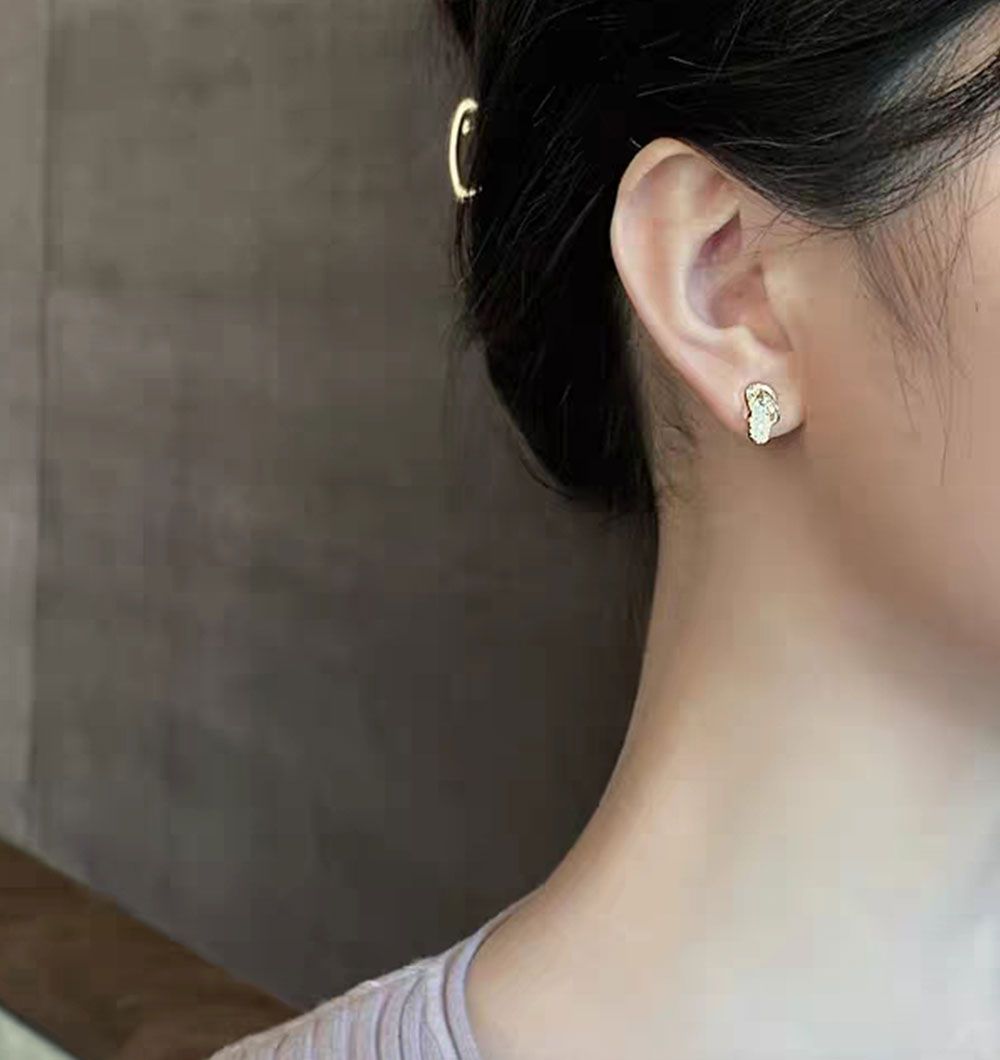 New Arrive Creative Calceolate 925 Sterling Silver AAA CZ Earring Fashion Jewellery for Girls