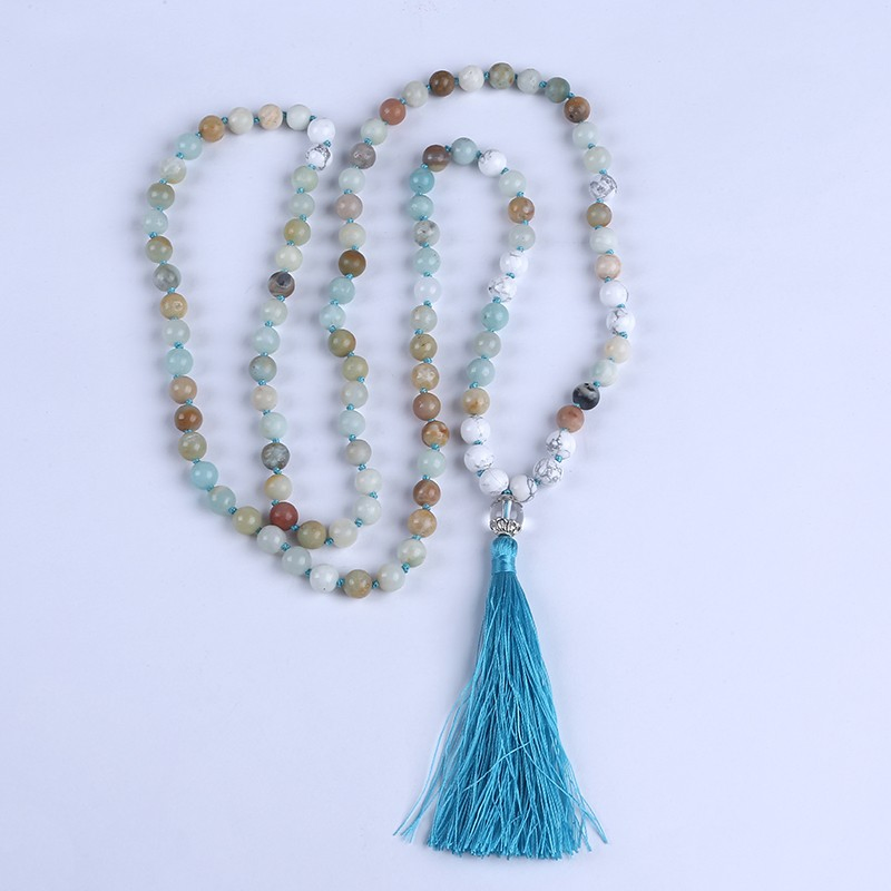 New Beautiful Amazonite Bead Necklace