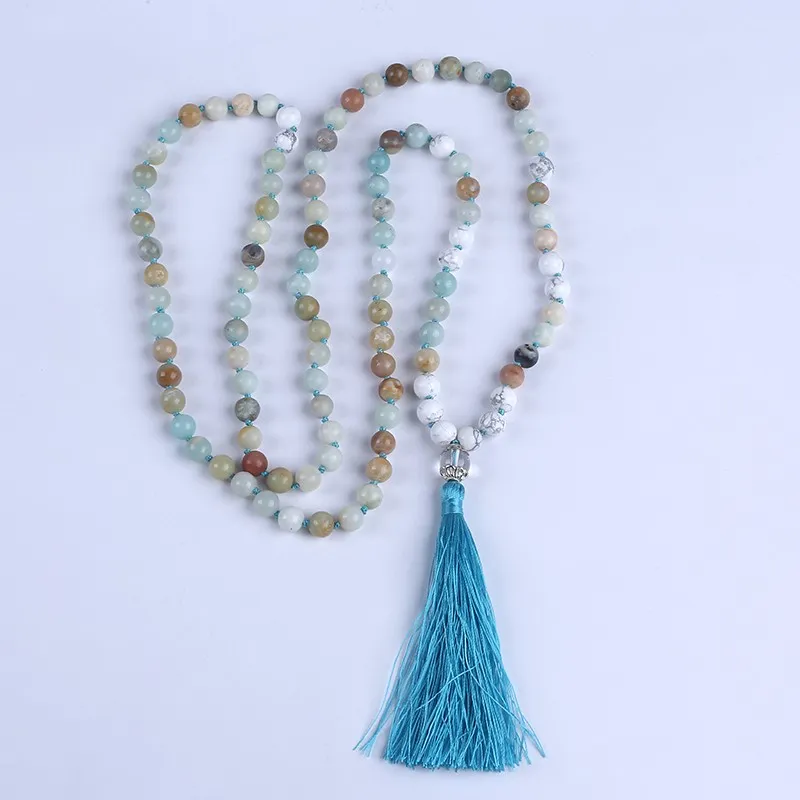 New Beautiful Amazonite Bead Necklace