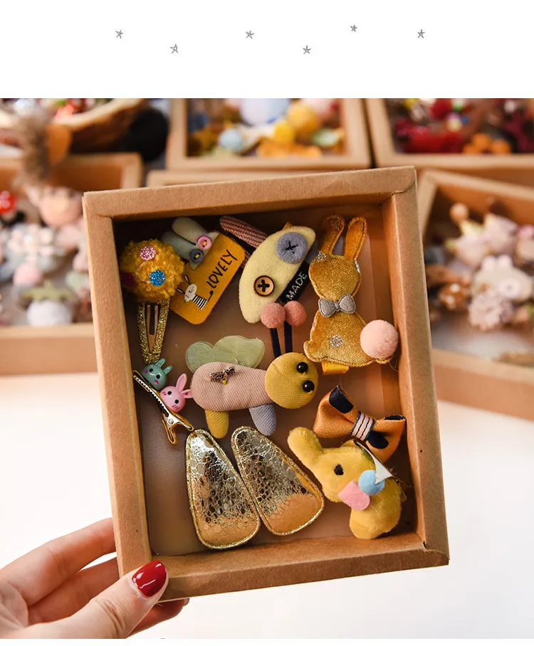 New Style Baby Hair Clips Set Cute Barrettes for Baby Girls