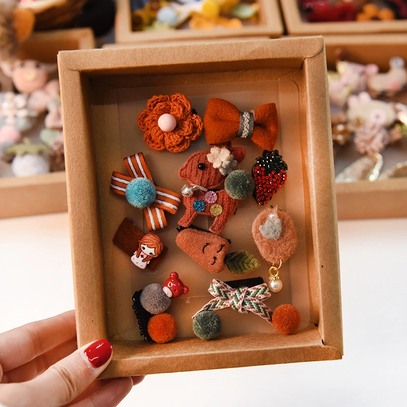 New Style Baby Hair Clips Set Cute Barrettes for Baby Girls