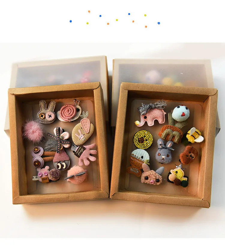 New Style Baby Hair Clips Set Cute Barrettes for Baby Girls