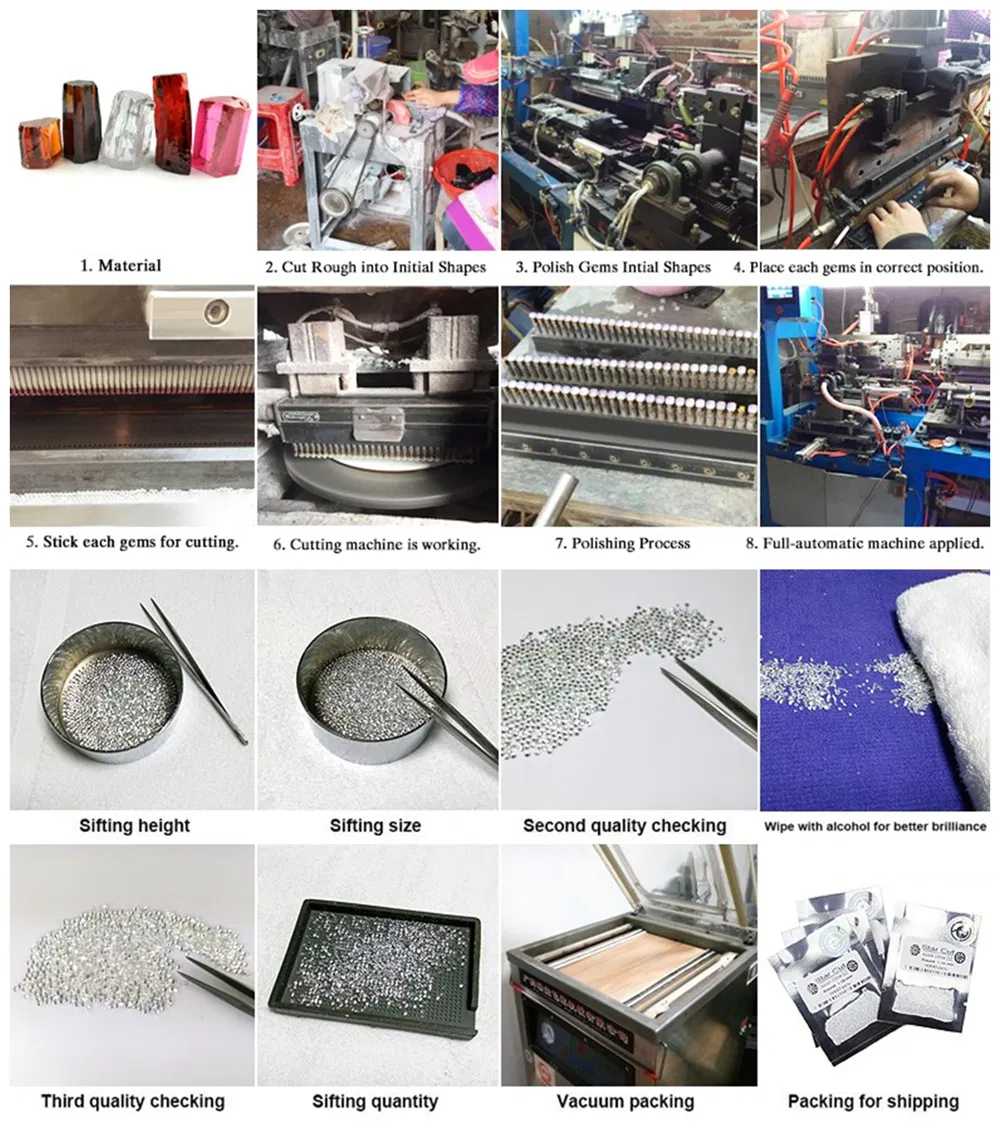 Octgon Cut Cubic Zirconia Ice Cut Gemstone Aqua Blue