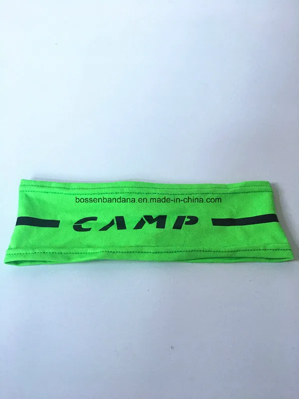 OEM Custom Logo Printed Outdoor Sports Basketball Elastic Headband Headwraps Hairband Manufacturer