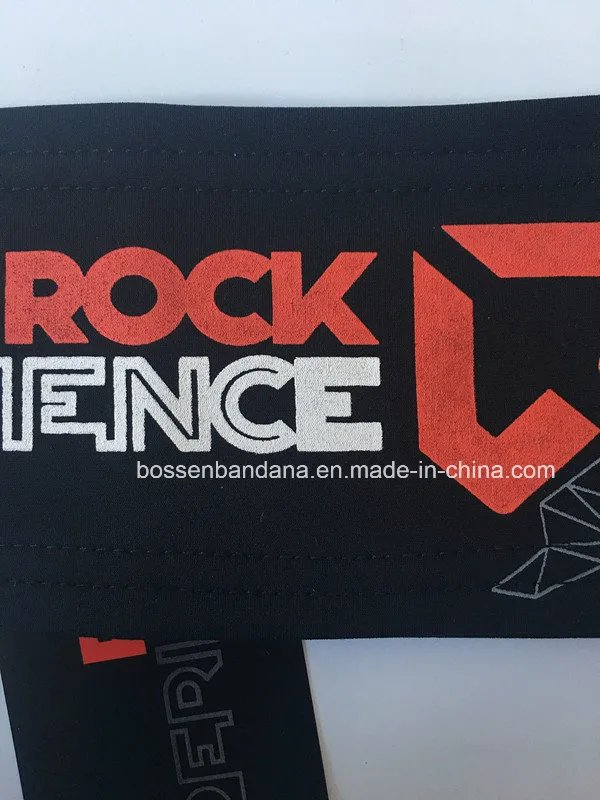 OEM Custom Logo Printed Outdoor Sports Basketball Elastic Headband Headwraps Hairband Manufacturer