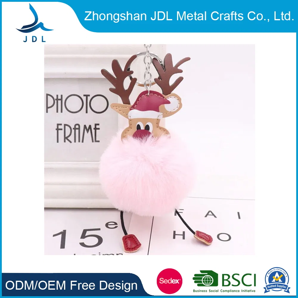 OEM From China Items Jeep Ring Sneaker Jordan Beanie Fake Fox Real Rabbit Fur Key Plush Jdm Jewelry Holder Wrangler Japanese POM Poms Keychain