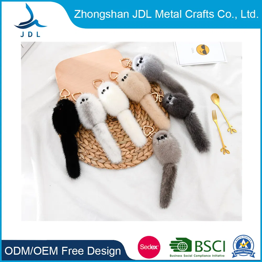 OEM From China Items Jeep Ring Sneaker Jordan Beanie Fake Fox Real Rabbit Fur Key Plush Jdm Jewelry Holder Wrangler Japanese POM Poms Keychain