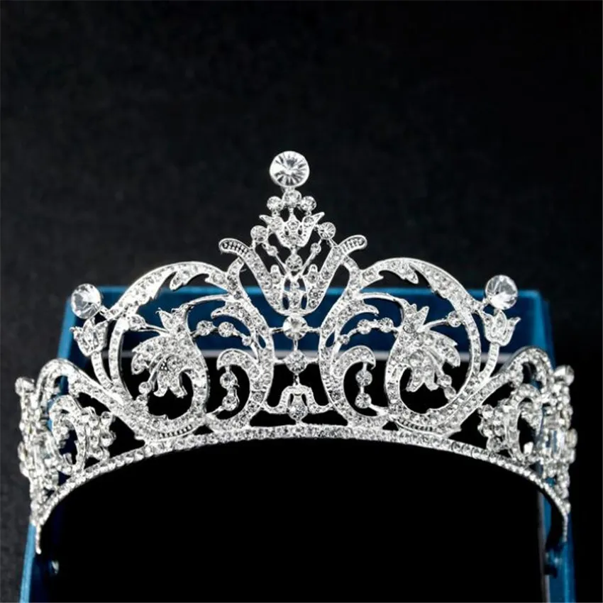 Pearl Tiara Bride Headdress Butterfly Diamond Fashion Crown Tiara